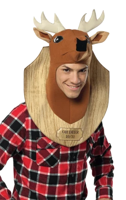 Rasta Imposta Adults Trophy Deer Head Novelty