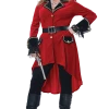 California Costumes Book Characters Womens Plus Size Captain Hook Costume