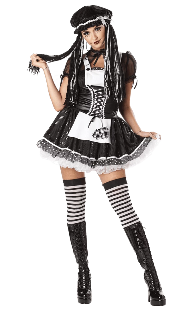 California Costumes Dolls Womens Dreadful Gothic Doll Costume 1 California Costumes Dolls Womens Dreadful Gothic Doll Costume