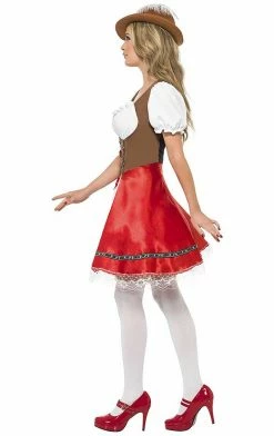 Smiffys Womans Red Bavarian Costume Around The World