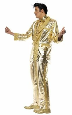 Smiffys Elvis Gold Suit Costume American / USA