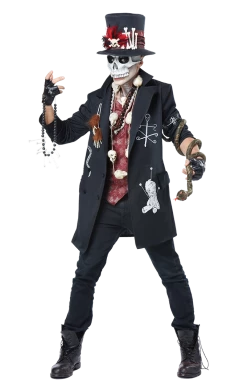 California Costumes Mens Voodoo Dude Costume
