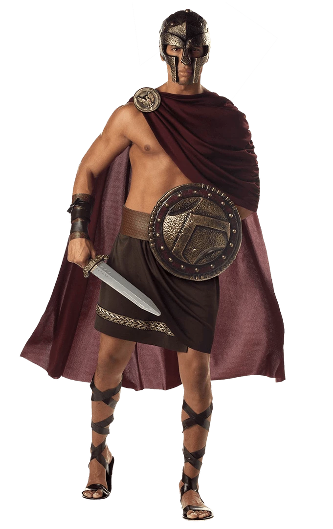 California Costumes Spartan Warrior Costume 1 California Costumes Spartan Warrior Costume