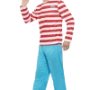 Smiffys Book Characters Mens Where's Wally Costume