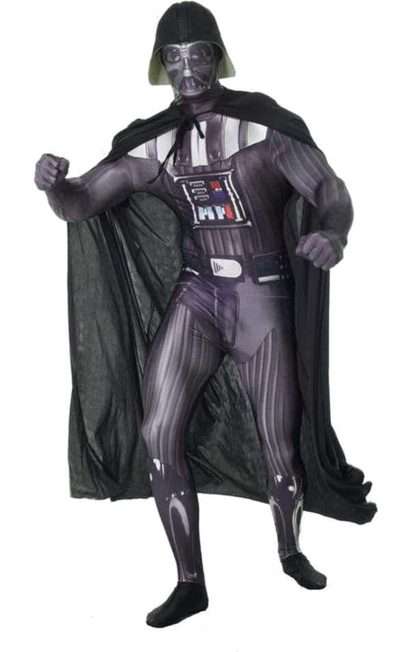Body Republic Book Characters Adult Darth Vader Zappar Morphsuit Outfit 2 Body Republic Book Characters Adult Darth Vader Zappar Morphsuit Outfit