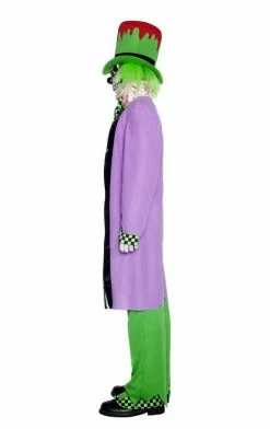 Smiffys Mens The Bad Mad Hatter Costume Alice In Wonderland