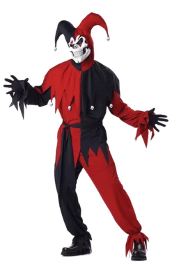 California Costumes Circus Mens Showtime Evil Jester Costume
