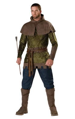 InCharacter Costumes Book Characters Mens Robin Hood Thieves Costume