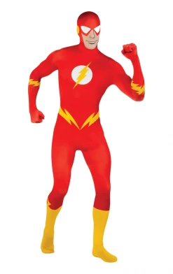 Rubies Adult Second Skin The Flash Costume Book Characters