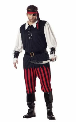 California Costumes Mens Plus Size Peril Pirate Costume Book Characters