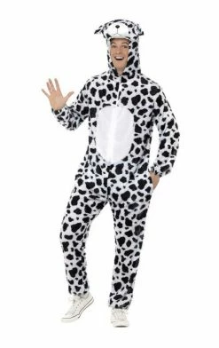 Smiffys Animals Adult Dalmatian Dog Costume