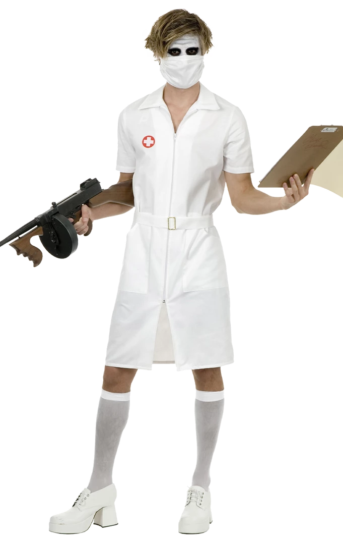 Charades Cosplay & Comic Con Twisted Nurse Costume 1 Charades Cosplay & Comic Con Twisted Nurse Costume