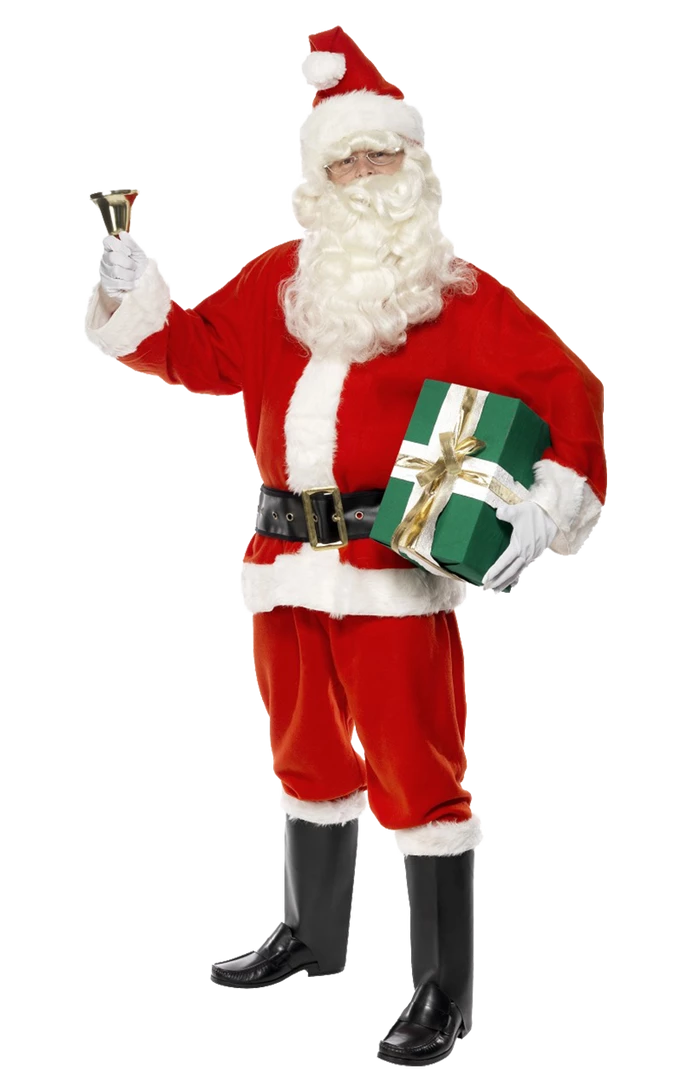 Smiffys Deluxe Santa Costume Christmas 1 Smiffys Deluxe Santa Costume Christmas