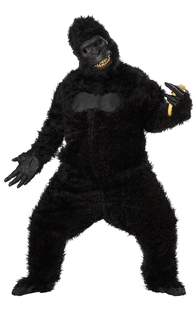 California Costumes Ani-Motion Facepiece Ape Costume 1 California Costumes Ani-Motion Facepiece Ape Costume