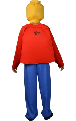 Body Republic Mr Block Head Adult Costume Cartoons