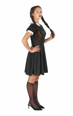 Orion Costumes Womens 90s Wednesday Addams Costume Cartoons
