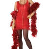 California Costumes Red Fashion Flapper Costume