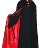 Underwraps Velvet & Satin Red Gothic Cape Red Riding Hood