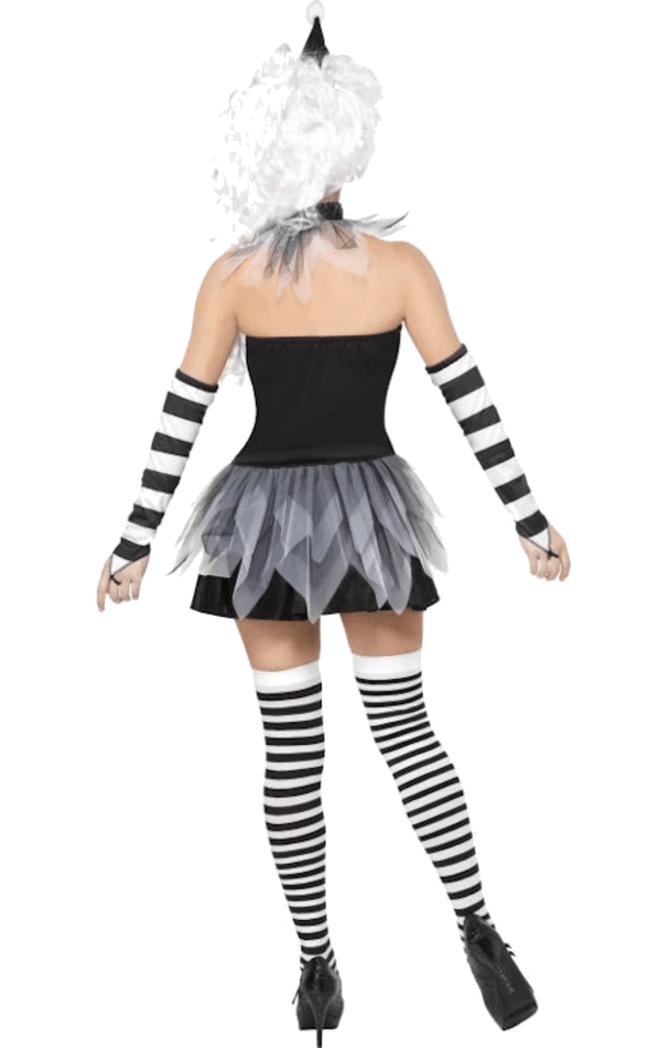 Smiffys Pierrot Clown Costume Circus 3 Smiffys Pierrot Clown Costume Circus