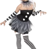 Smiffys Pierrot Clown Costume Circus
