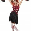Smiffys Horror Cheerleader Costume American / USA
