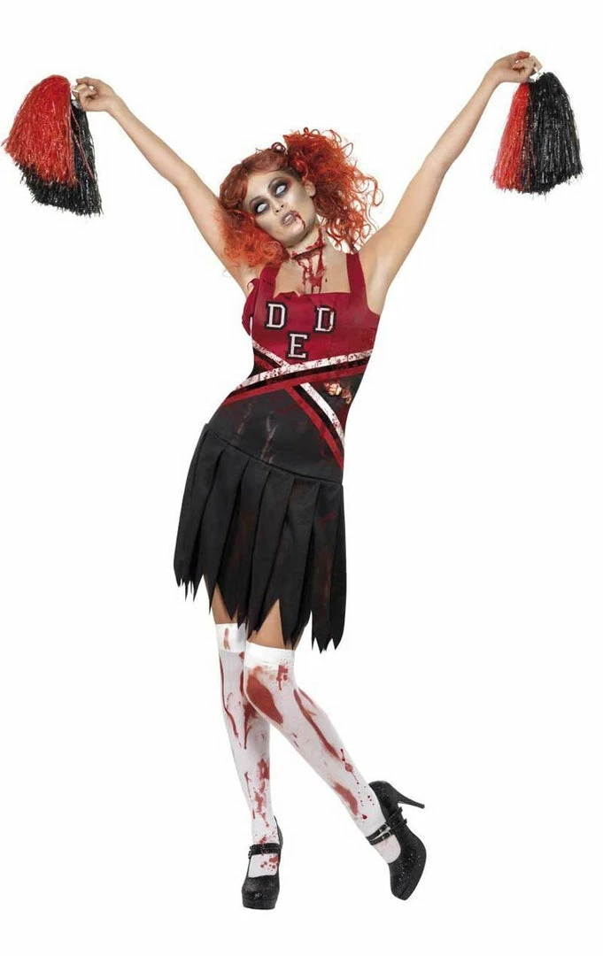 Smiffys Horror Cheerleader Costume American / USA 1 Smiffys Horror Cheerleader Costume American / USA