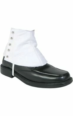 Bristol Novelty All Decades /Era Costumes 20s White Spats