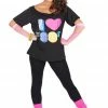 Orion Costumes Womens Retro 80s T-Shirt