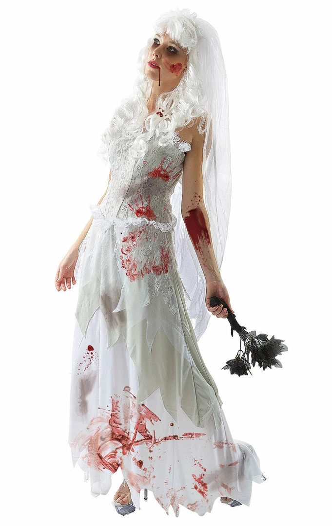 Generic Wedding Womens Deadly Bride Halloween Costume 1 Generic Wedding Womens Deadly Bride Halloween Costume