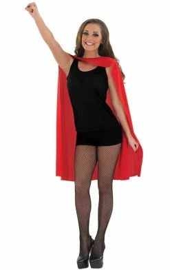 Generic Adult Classic Red Superhero Cape