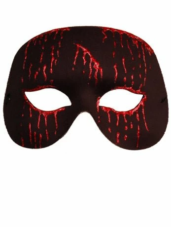 Generic Black And Red Blood Masquerade Facepiece All Accessories 1 Generic Black And Red Blood Masquerade Facepiece All Accessories