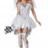 InCharacter Costumes Womens Bloodless Bride Halloween Costume Wedding