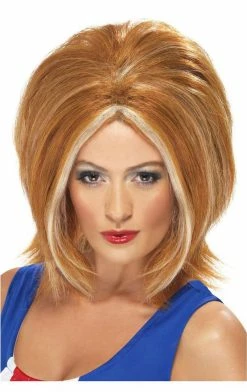Smiffys British / UK Ginger Power Wig Accessory