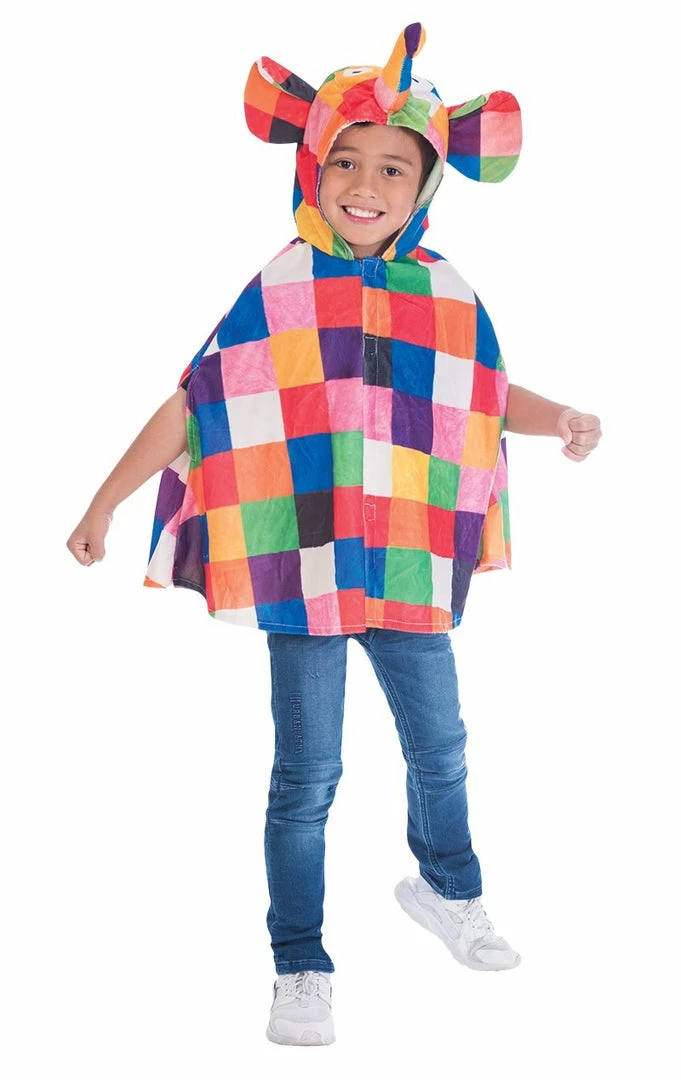 Amscan Book Characters Kids Elmer The Elephant Cape 1 Amscan Book Characters Kids Elmer The Elephant Cape