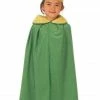 Charlie Crow Kids Green Cloak & Crown Costume Book Characters