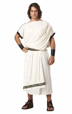 California Costumes Around The World Mens Deluxe Classic Toga Costume