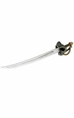 Rubies Skull Face Pirate Sword