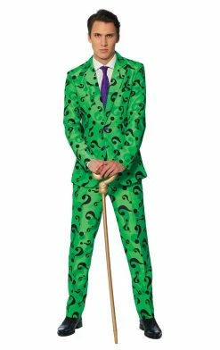 OppoSuits Book Characters Adult The Riddler Suitmeister Costume