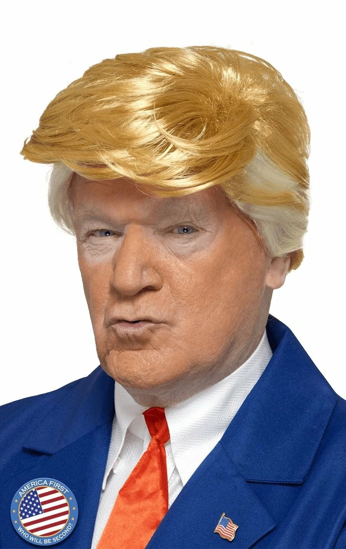 Smiffys Trump Orange & Blonde Wig American / USA 1 Smiffys Trump Orange & Blonde Wig American / USA