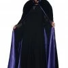 Underwraps Velvet Reversible Purple Cape Halloween