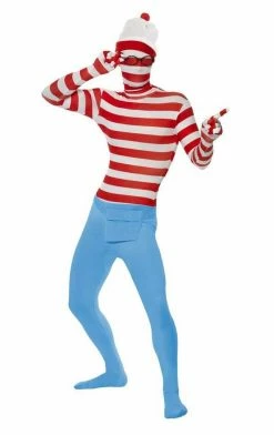 Smiffys Where's Wally Second Skin Costume