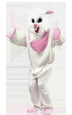 Bristol Novelty White Creepy Bunny Costume Animals
